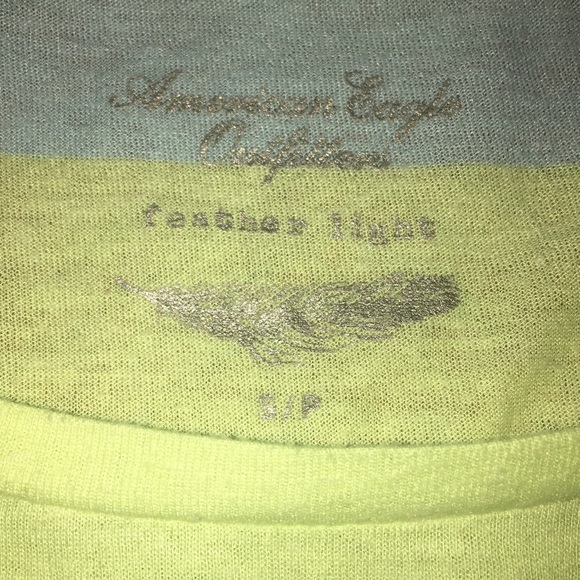 American Eagle Feather Light Striped Top - Picture 2 of 2